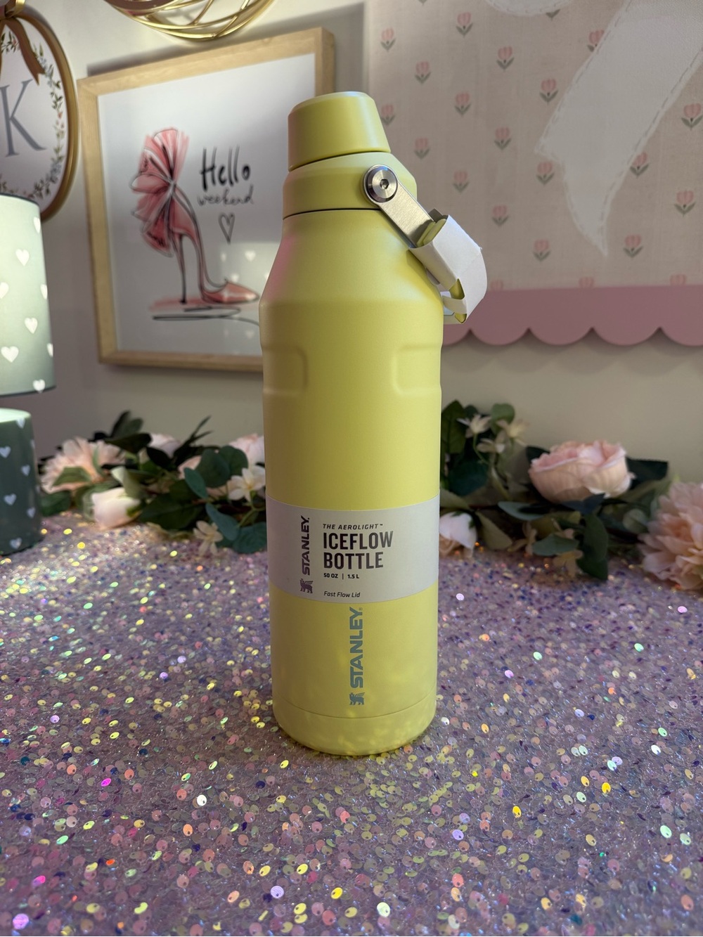 Stanley “The Aerolight” Iceflow Bottle 50 oz in ‘Pomelo’ 💛 - NWT